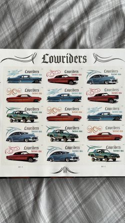 Lowrider stamp sheet