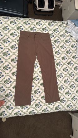 Prana Men's Brown Straight-Leg Pants