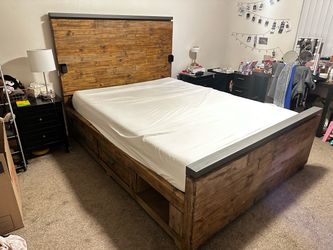 Queen bed frame