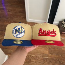 New Era Hats Both 7 3/8 60$ For Both