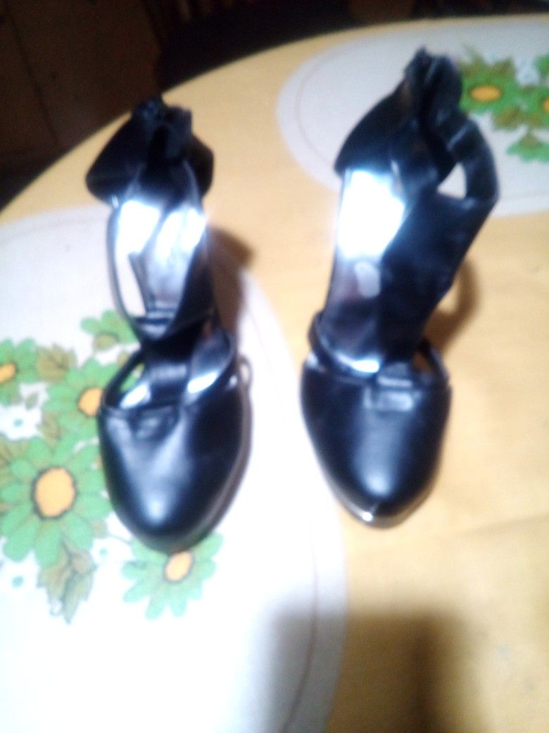 Andamo Black 21/2 Inch Heel Dress Lady Shoes