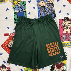 Denzel Curry Green Champion Zuu Mesh Drawstring Shorts Men's S/M