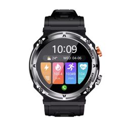 VAYKAL Smartwatch Fitness Tracker for Android and iOS with Multiple Sports Modes 1ATM Waterproof Pedometer Stopwatch Make/Answer Calls Message Notific