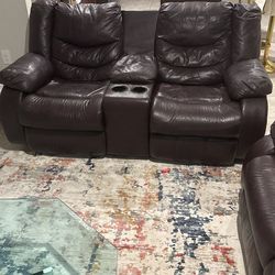 Beautiful Dark Brown Couch