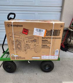 Westinghouse WGen9500DF Dual Fuel Portable Generator brand new in box