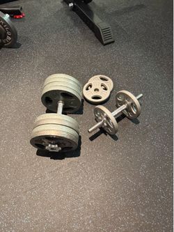 Barbell Dumbbell Adjustable Set - Excellent Condition