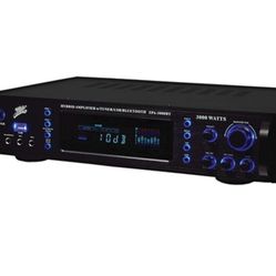 Studio Z SPA-3000BT Digital Home Audio Hybrid Radio Receiver 2 Channel Amplifier