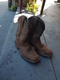 Brown Leather Western Cowboy Boots