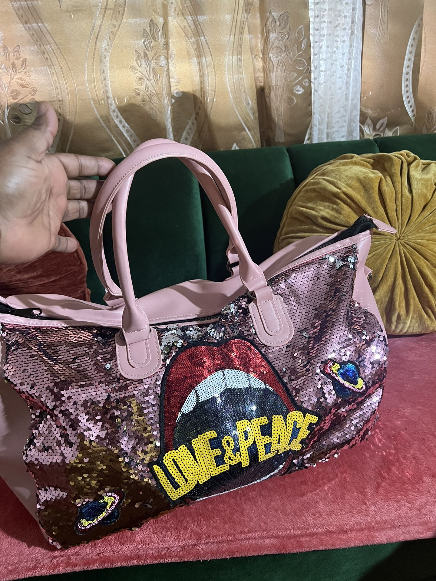 Sequins Weekender Bag