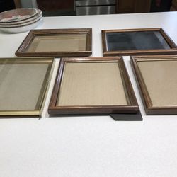 Photo Frames Set Of 5. For 8 “x 10” Photo  (Great For Crafting)