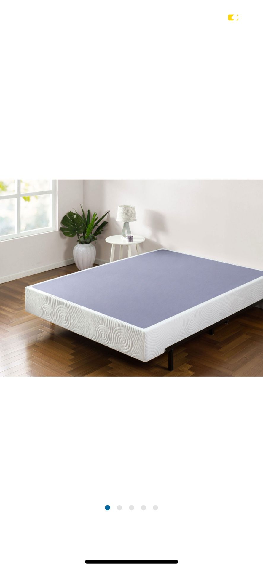 9” Wood And Metal Box Spring King