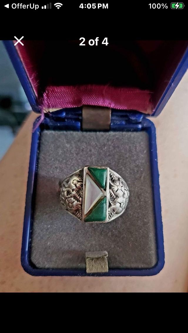 926 Navajo Old Sterling Silver Ring.