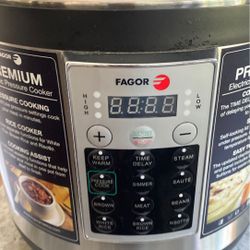 FAGOR Premium Electric Pressure Cooker.