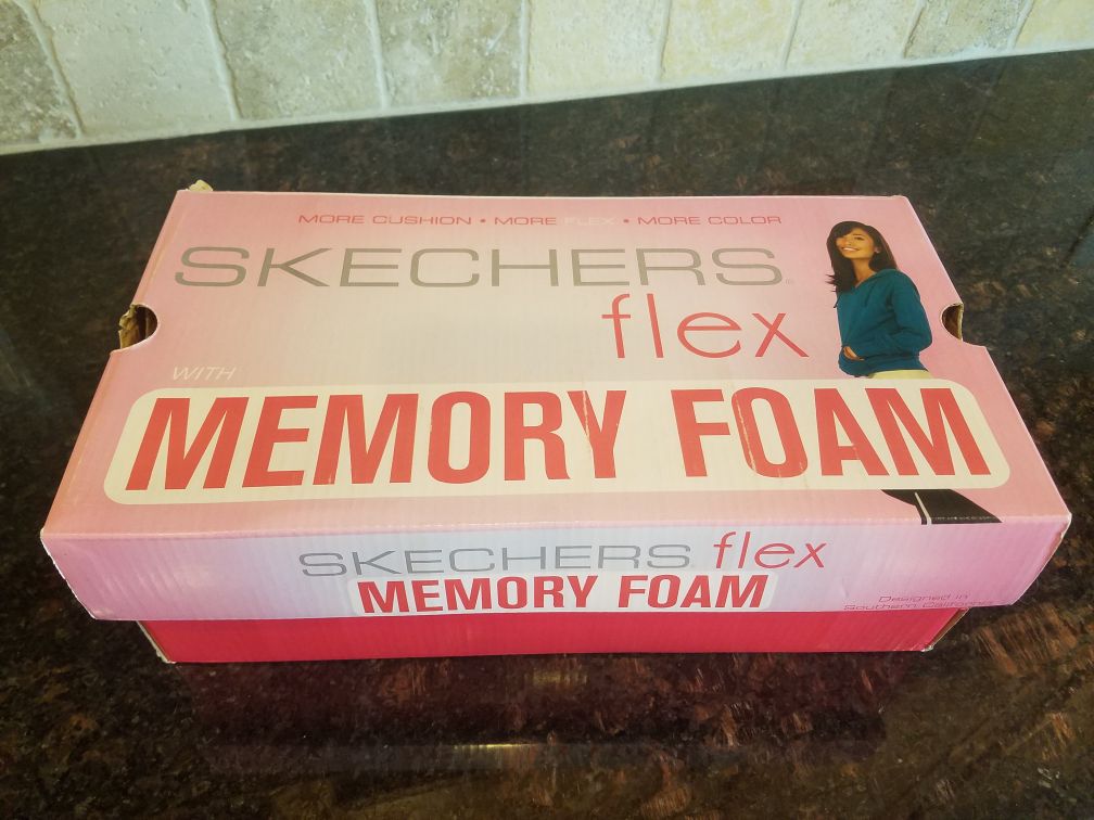 Skechers Flex Memory Foam Slip-On Clogs