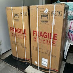 Black 4.4 Cu.Ft or Silver 4.5 Cu.Ft Mini Fridge with Freezer