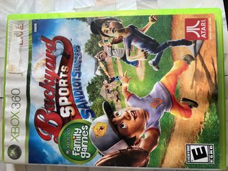 Xbox 360 Backyard Sports Sandlot Sluggers Game 