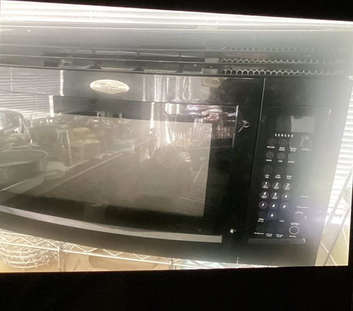 Large Whirlpool Microwave In Good Working Condition Asking $90. Obo