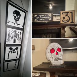 Halloween Decor Bundle $15 total (Santa Teresa, Artcraft & McNutt)