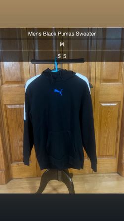 Mens Black Pumas Sweater Size M