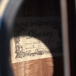 Ibanez AEF1812 12 string guitar