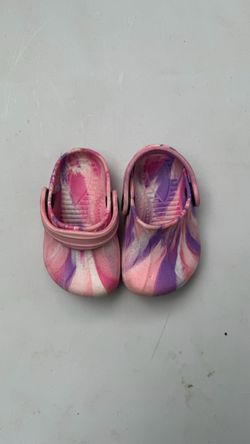 Toddler Marble Clog Sandals Pink Purple