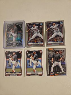 Nolan McLean RC Baseball Card Lot (6 Cards)