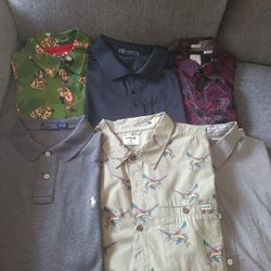 Men's Brand Names Short Sleeve Collar Shirts $20.00 EACH 