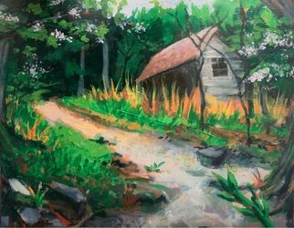 Cabin in the Smokies - Painting (11x14)