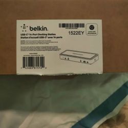 Belkin 14-Port USB-C Docking Station, 65W (Chromebook Certified) - Black