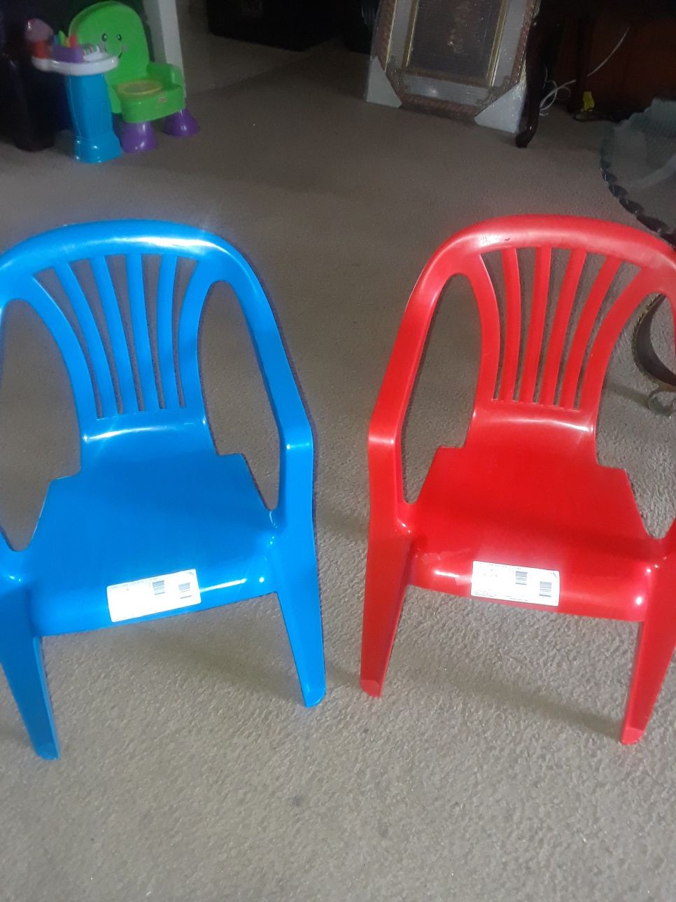Kids chair never use them both for $5