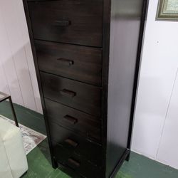 Tall Solid Wood Dresser 