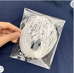 40 yards Elastic ear tie cord white