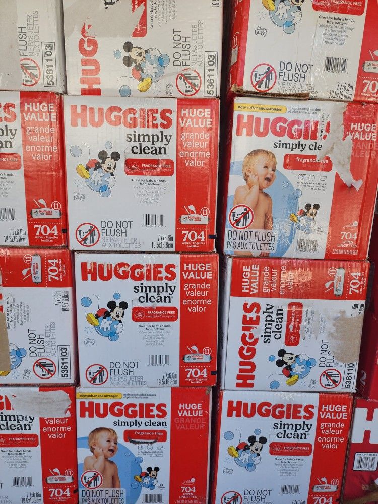 Huggies Wipes $20 Each Box