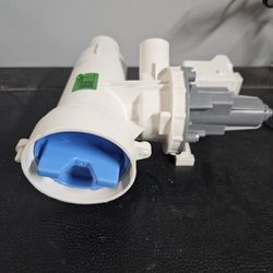Part NUMBER WH11X29539 Drain Pump & Filter - Black/Blue/White
