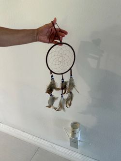 Handmade Dream Catcher with Feathers