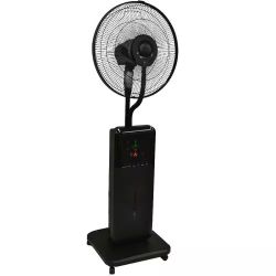 18 In Ultrasonic Dry Misting Fan With Bluetooth Technology And Built In Speakers 