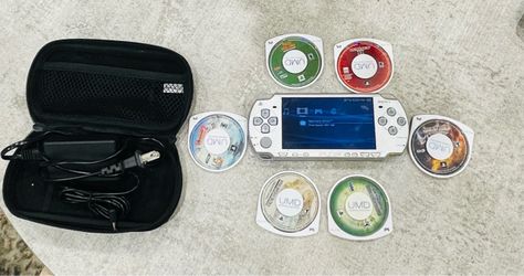 Sony PSP Bundle with Games and Case