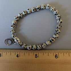 6mm Dalmatian Jasper Bracelet
