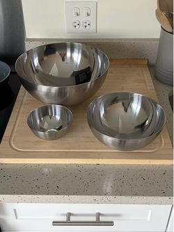 3 Steel Bowls