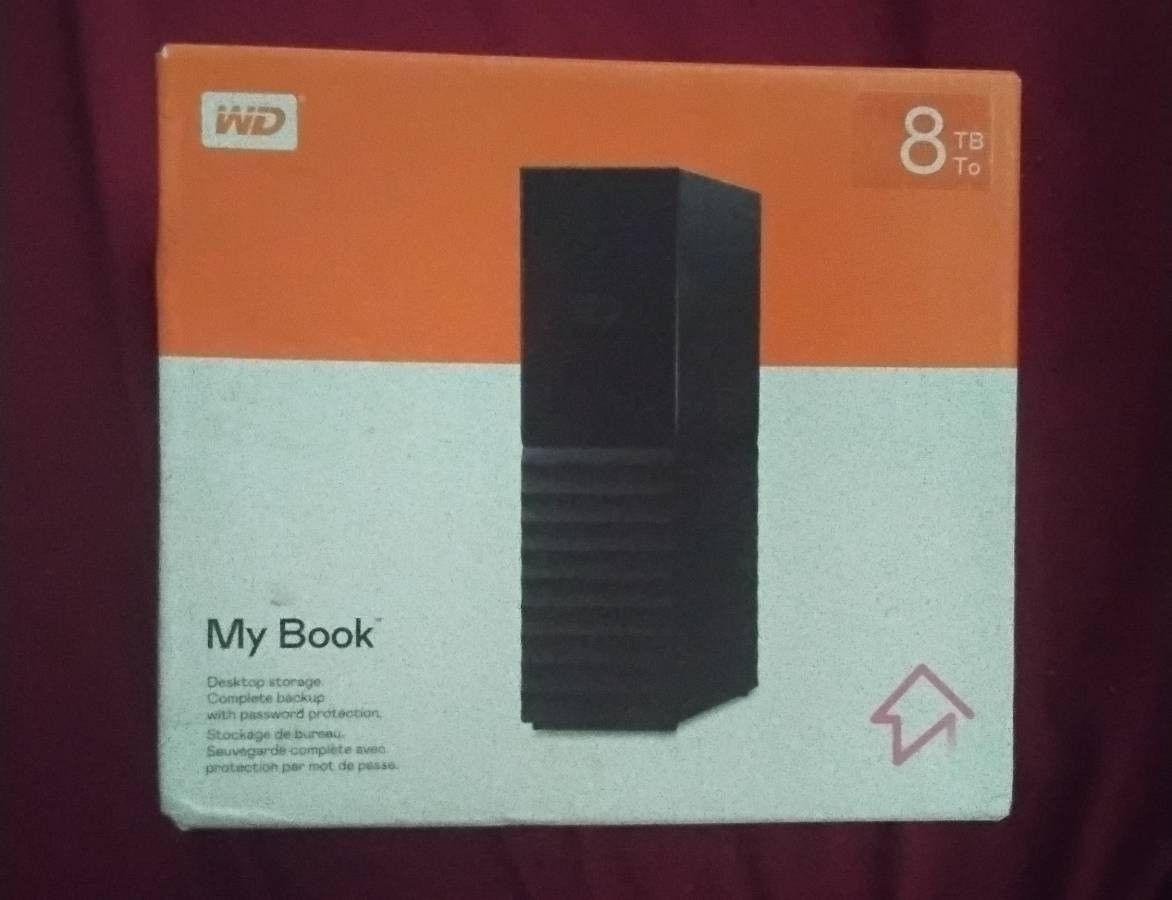 *** Western Digital 8TB My Book Desktop External Hard Drive!!! 