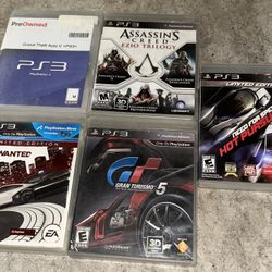 5 PS3 games 