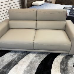 SOFA BEIGE IN LEATHER $499