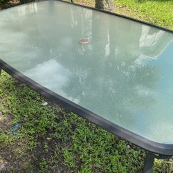 Patio Glass Table Furniture Set