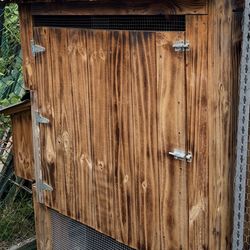 Chicken coop wood