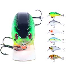 Brand New Fishing Lures Crankbaits 6-pack Lot 