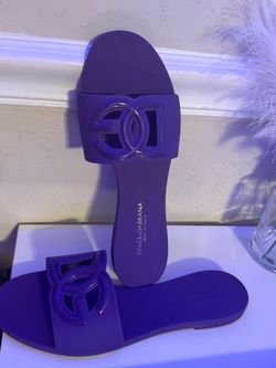 Dolce & Gabbana DG Logo Slide Sandals