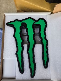 Monster Energy Large LED Claw Sign