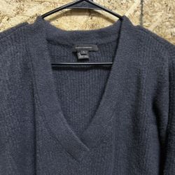 Vneck Dark Grey Sweater 