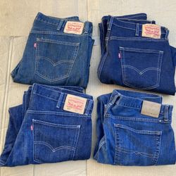 Levi Strauss & Lucky Brand W38 L30 Jeans