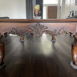 Mahogany Coffee Table Oversized